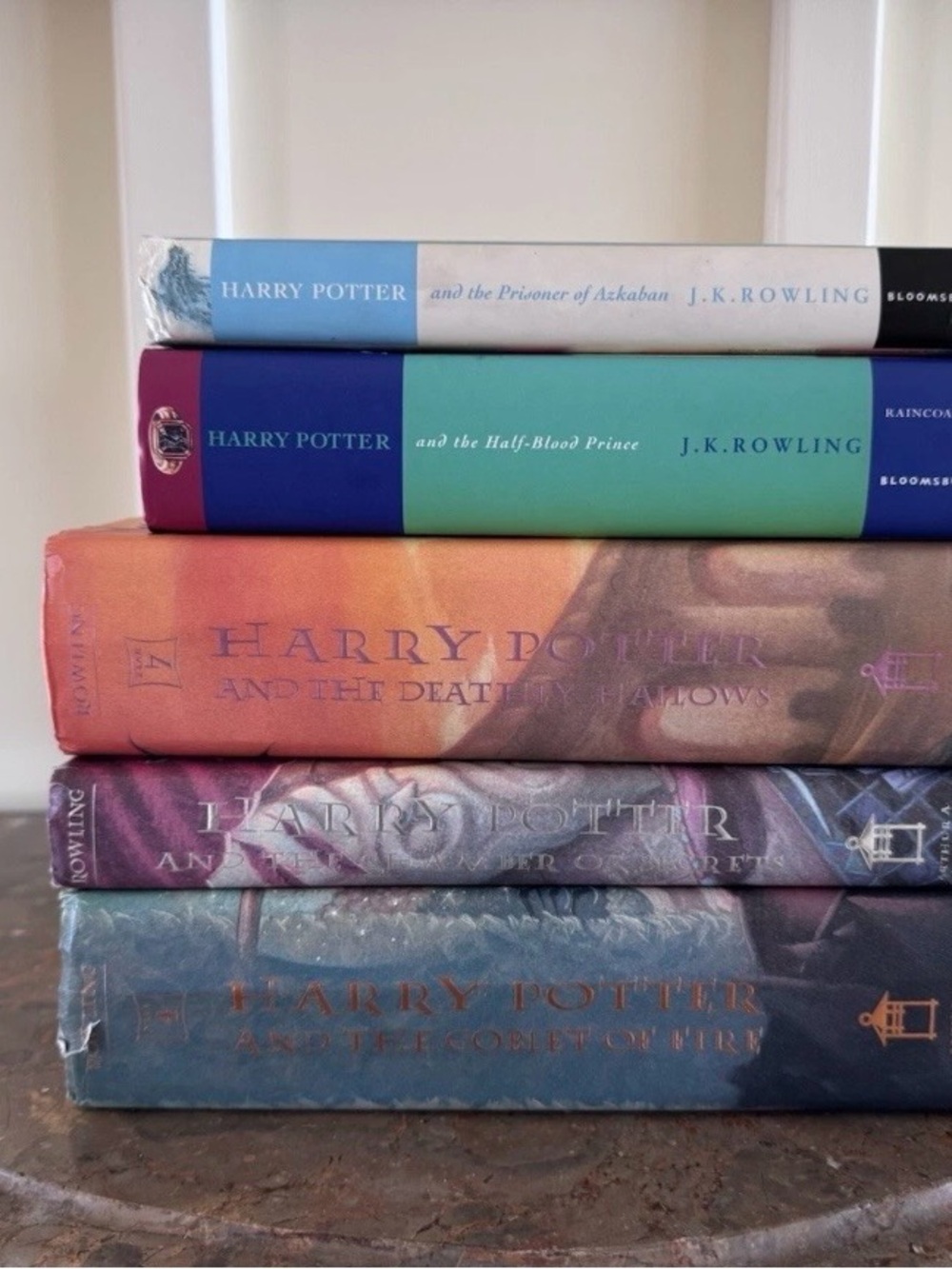 Harry Potter Collectors Book Lot Rare Books Jackets Jk Rowling Hardcover